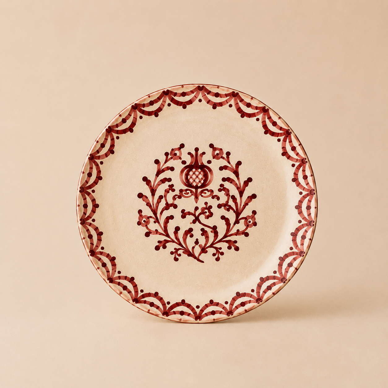 Terracotta dinerbord